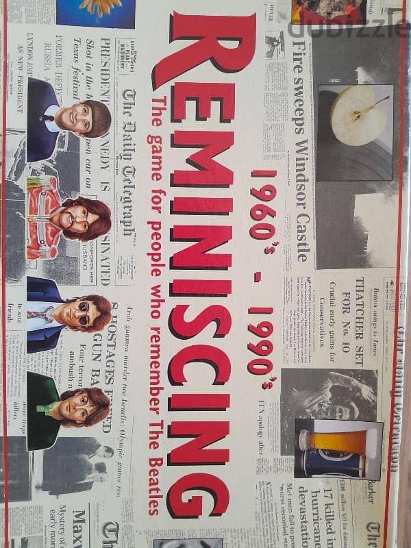 THE BEATLES Game "Reminiscing 1960s-1990s" Board Game NEW SEALED 0