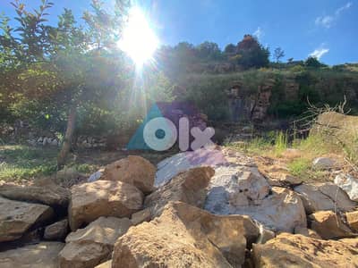 3300 m2 land+open mountain view for sale in Hrajel- أرض للبيع في حراجل