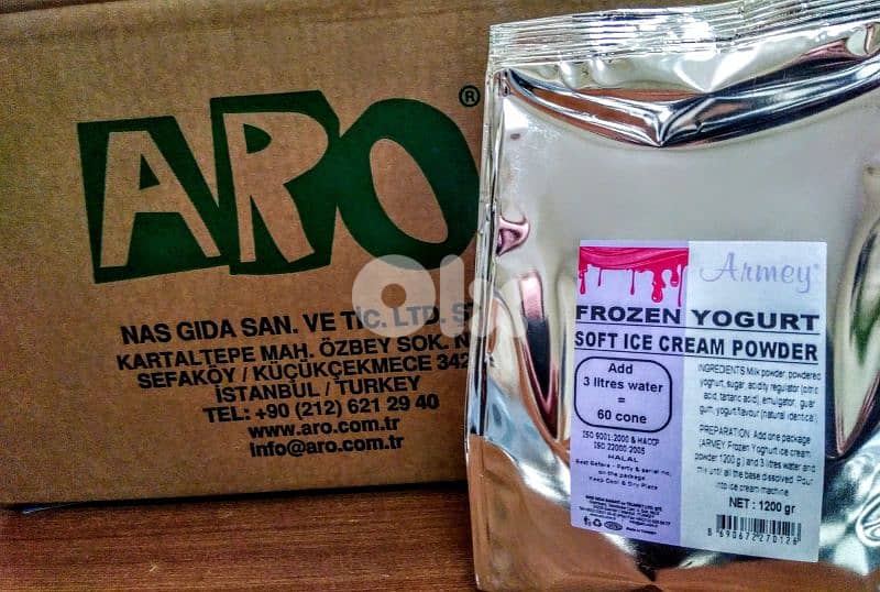 HIGH QUALITY FROZEN YOGURT POWDER 1
