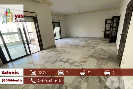 Adonis 180m2 | Rent | High End | Well Lighted | Quiet Street | JA