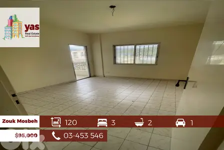 Zouk Mosbeh 120m2 | Well Maintained | Flat | Mountain View | EL/JA