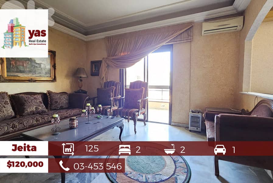Jeita 125m2 | Well Maintained |Decorated | Prime Location | TO/RB/DO | 0