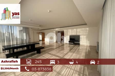 Achrafieh 245m2 | Luxury | Decorated | Prime Location | AA/MB |