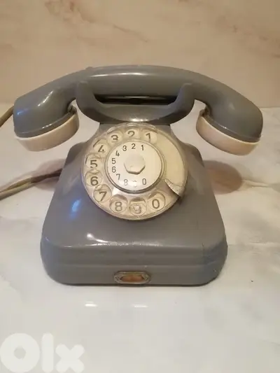 Vintage rotary phone just for decoration