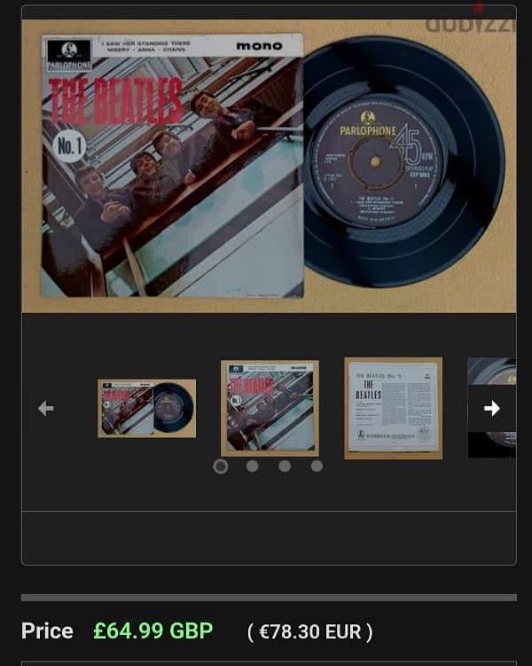 THE  BEATLES 1963 UK 1st publish Parlophone/EMI Mint 3