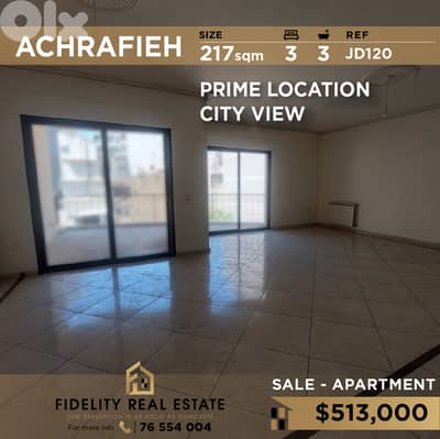 Apartment for sale in Achrafieh JD120 شقة للبيع في الأشرفية