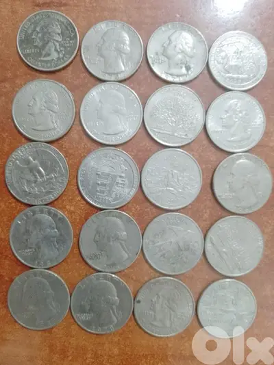 COINS QUARTER DOLLAR USA