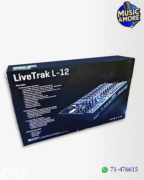 Zoom L12 Digital Mixer audio interface 6