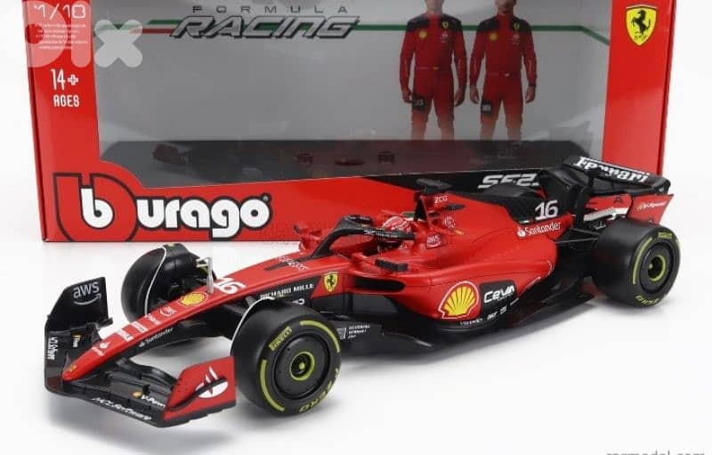 C. Leclerc Ferrari SF23 #16 ( Season 2023) diecast car model 1;18 0