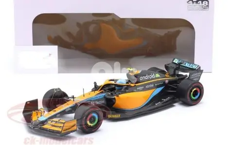 L. Norris McLaren MCL36 #4 (GP Romania 2022) diecast car model 1;18