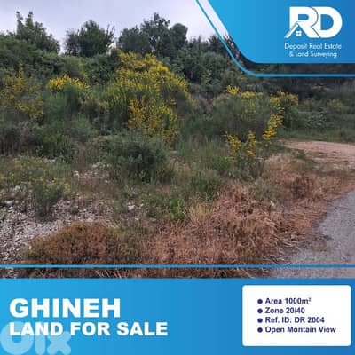 Land for sale in Ghineh - أرض للبيع في الغينه