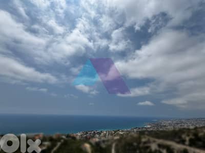 Hot deal, land +open sea view for sale in Fidar -أرض للبيع في فيدار