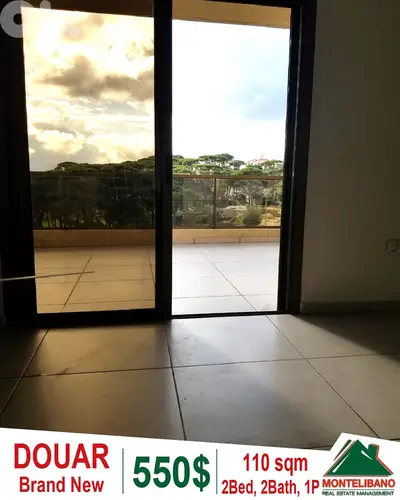Brand New 110 sqm Apartment For Rent in Douar with Open Mountain View