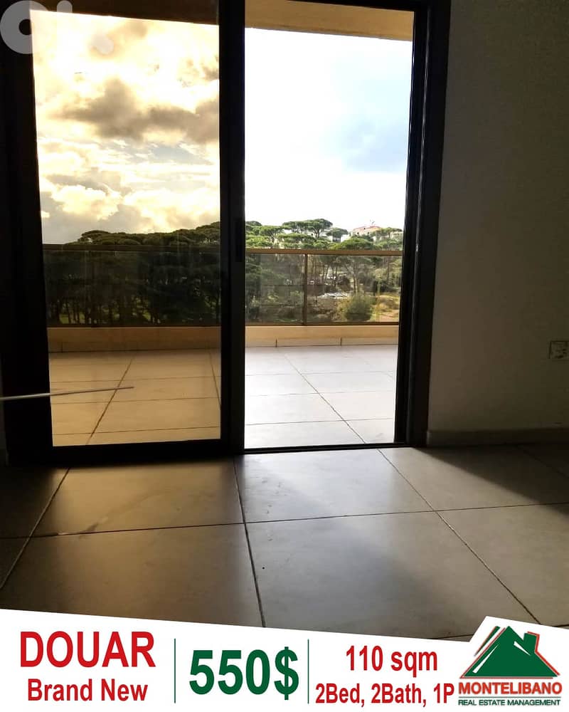 Brand New 110 sqm Apartment For Rent in Douar with Open Mountain View 0
