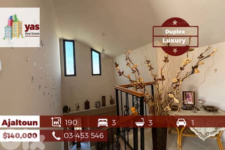 Ajaltoun 190m2 | Duplex | Quiet Street | Prime Location | EL