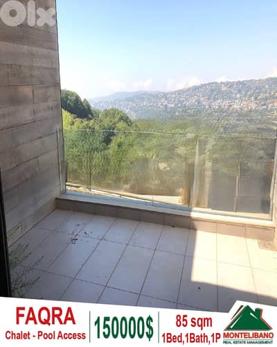 Fully Furnished 85 sqm Chalet For Sale in Faqra with Pool Access !!!