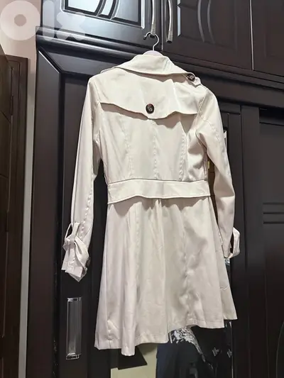 Used Turkish Elegant Beige Trench Coat