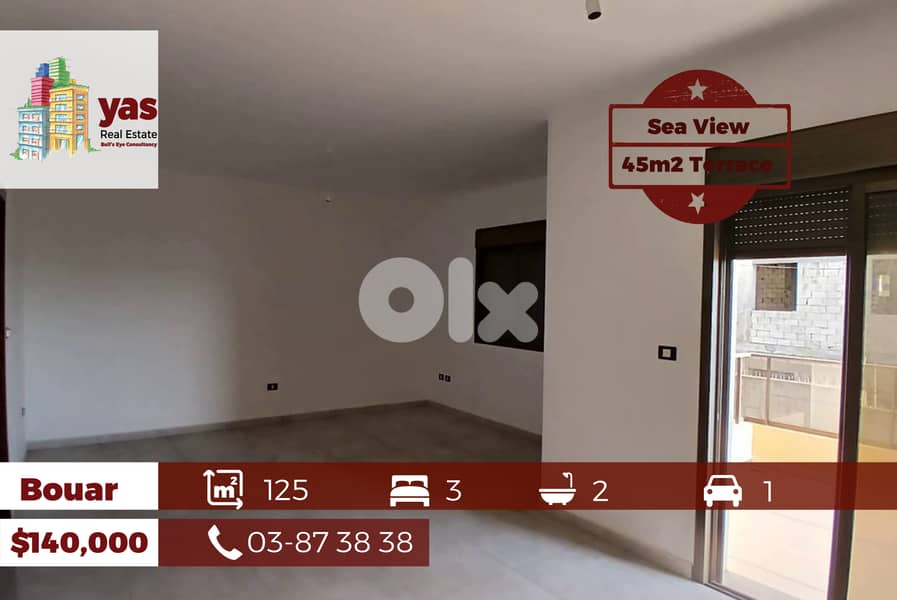 Bouar 125m2 | 45m2 Terrace | Brand New | Private Street | ABA 0