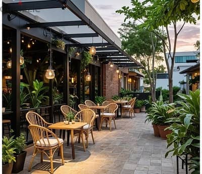 Branded industrial desig lounge with terrace mar mikhael