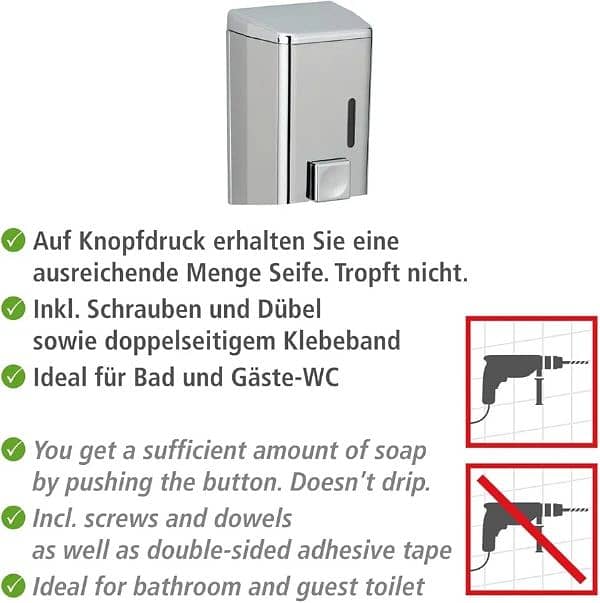 wenko soap dispenser 500ml 2
