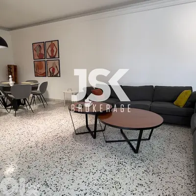 L18129-Beautifully Furnished Apartment For Rent in Gemayzeh