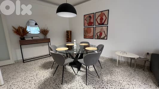 L18129-Beautifully Furnished Apartment For Rent in Gemayzeh