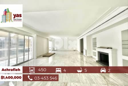 Achrafieh 450m2 | Prime Location | Luxury | Decorated | PA |