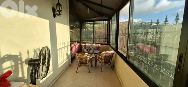 L18166-Hot Deal ! Apartment With Terrace For Sale in Qannabet Broumana