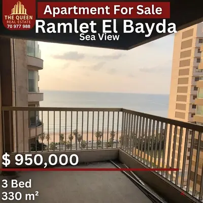 appartment for sale in ramlet bayda
