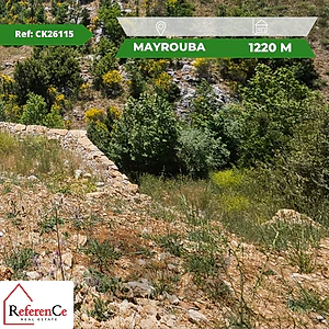 Prime land in Mayrouba for sale أرض مميزة في ميروبا للبيع