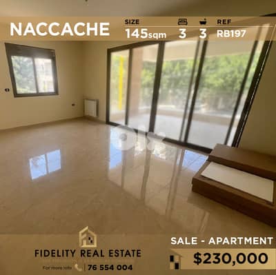 Apartment for sale in Naccache RB197 شقة للبيع في نقاش