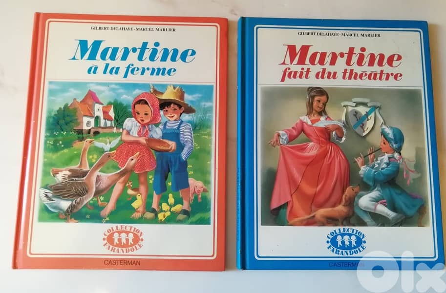 Martine story books french 7 for 21$ /each for 4$ 1