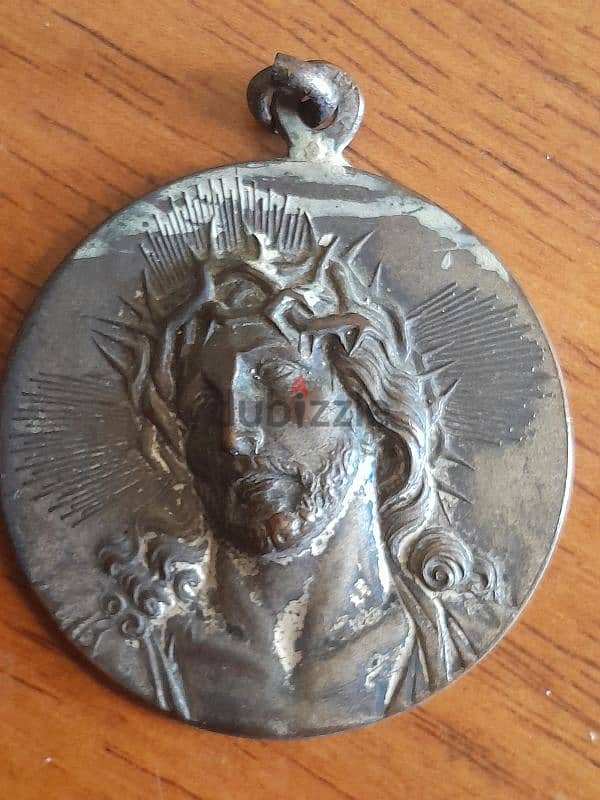 Authentic Medaglia del Santo Volto di Cristo "Ecce Homo" 1960 embossed 0