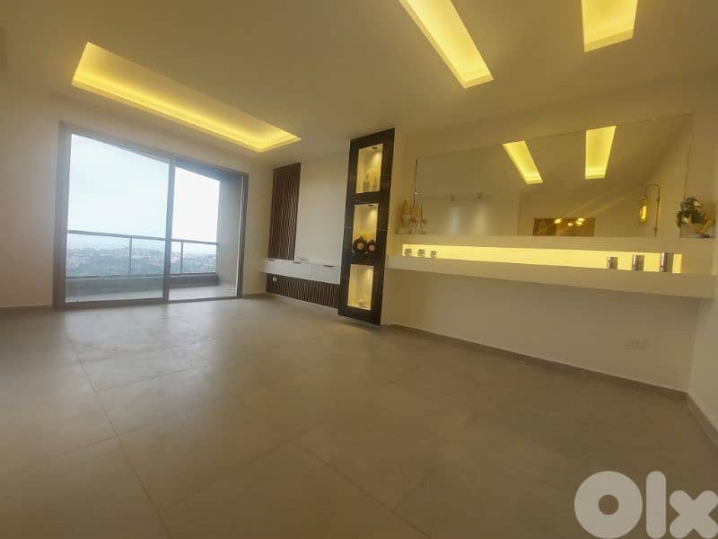 Fully Decorated New Apartment in Zakrit, Metn with Sea View. 0