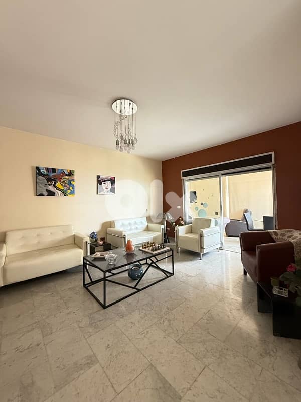 Furnished Apartment in a nice street in Naccache W/ partial sea view. 0