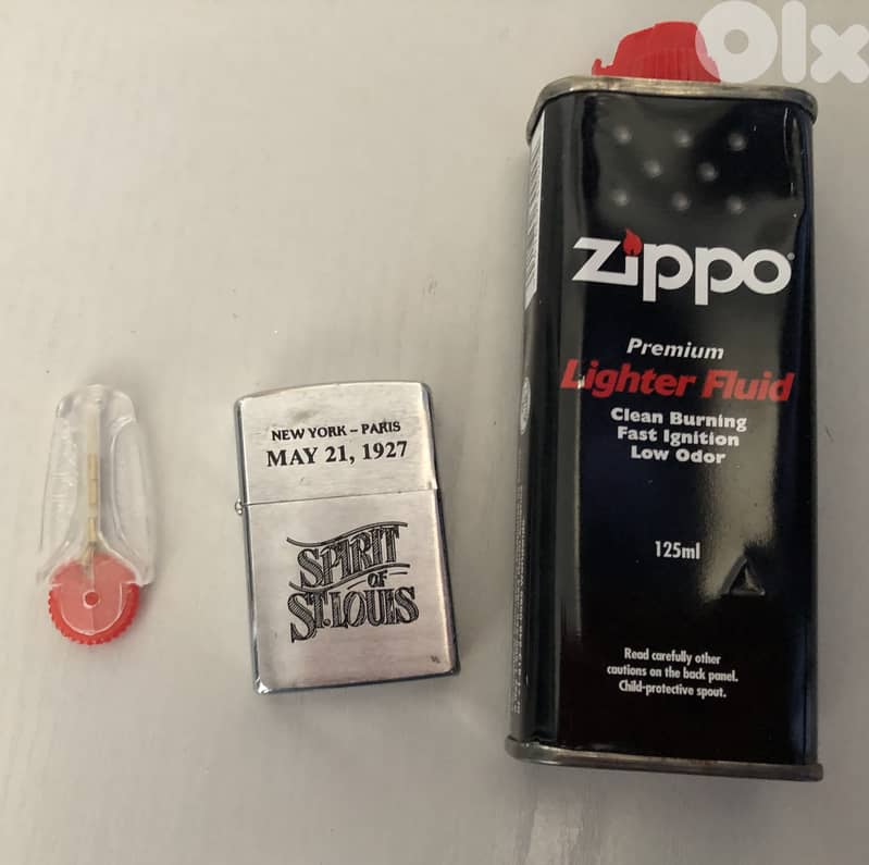 Zippo lighter Fluid and Flint 0