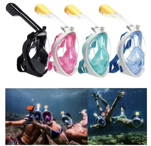 snorkeling mask Anti-fogging Viewing Window/4$ delivery 1