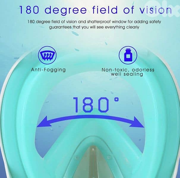 snorkeling mask Anti-fogging Viewing Window/4$ delivery 5