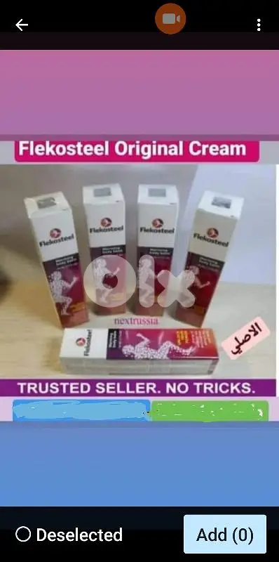 Flekosteel original cream made in Russia