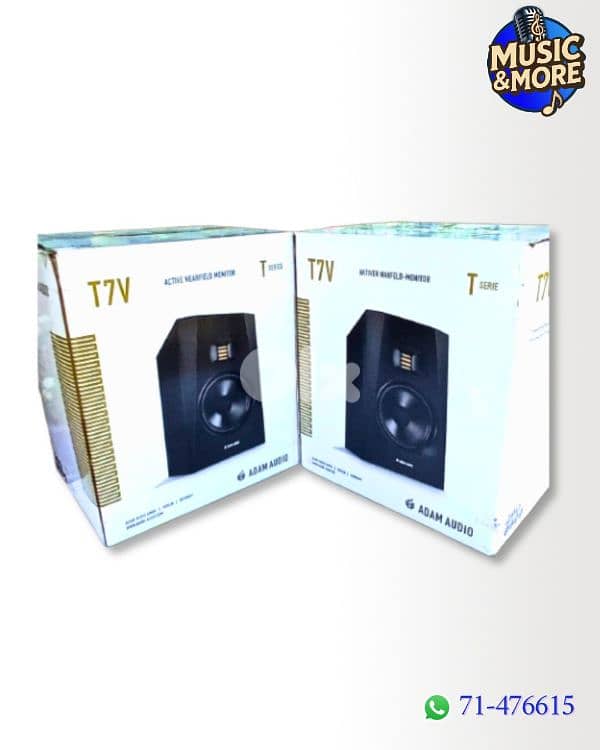 Adam Audio T7V Studio Monitors 4