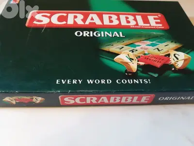 Scrabble original by Mattel