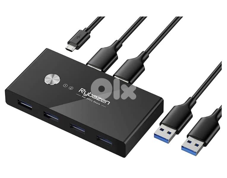 RYBOZEN,USB 3.0 Switch Selector,2 PC Sharing 4 USB Devices/4$ delivery 0