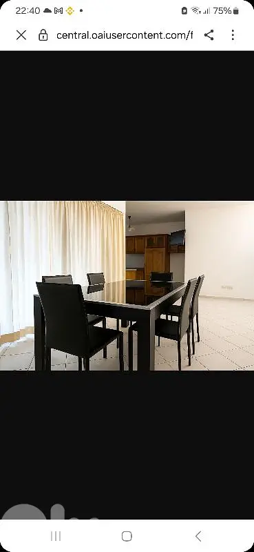 dining table and chairs