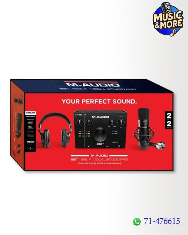 M-Audio Air 192 | 4 Vocal Studio Bundle (Open box) 5