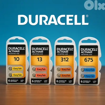 Duracell Activair Hearing Aid Batteries - بطاريات أجهزة السمع دوراسيل