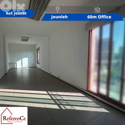 Office for rent in Jounieh مكتب الإيجار في جونيه