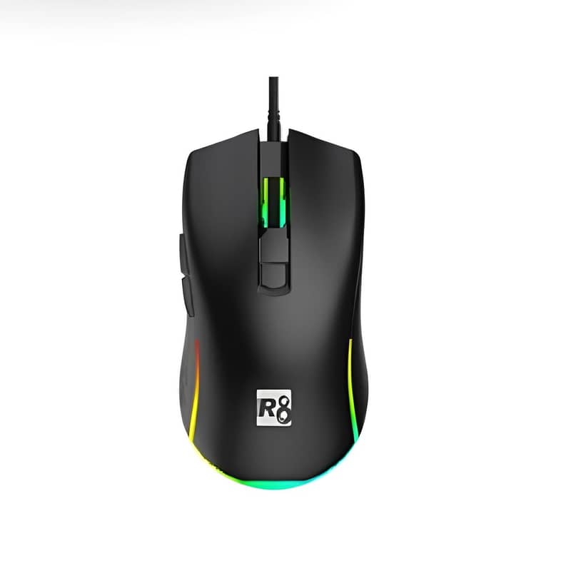 R8 Wired Illuminated Gaming Mouse - ماوس الألعاب السلكي المضيء R8 ...