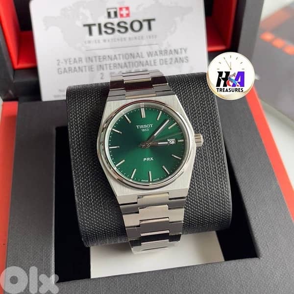 Tissot prx green dial 1