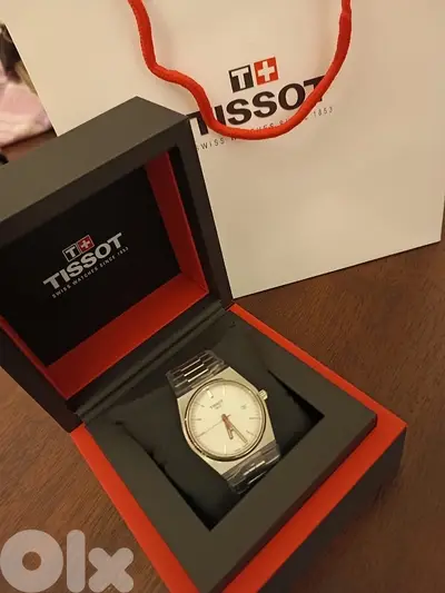 Tissot prx white and gold