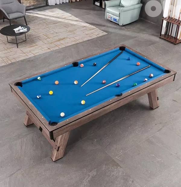 8ft 3in1 Pool Table Billiard Ping Pong Dinning table 1